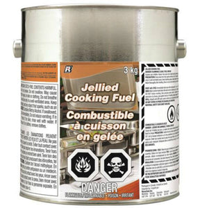 Recochem 14-488 Methanol Based Jellied Cooking Fuel, 3 Kg