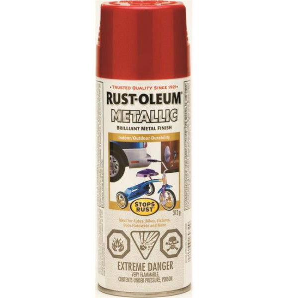 Rust-Oleum 242694 Stops Rust MultiColour Textured Spray, Apple Red, 340g Aerosol
