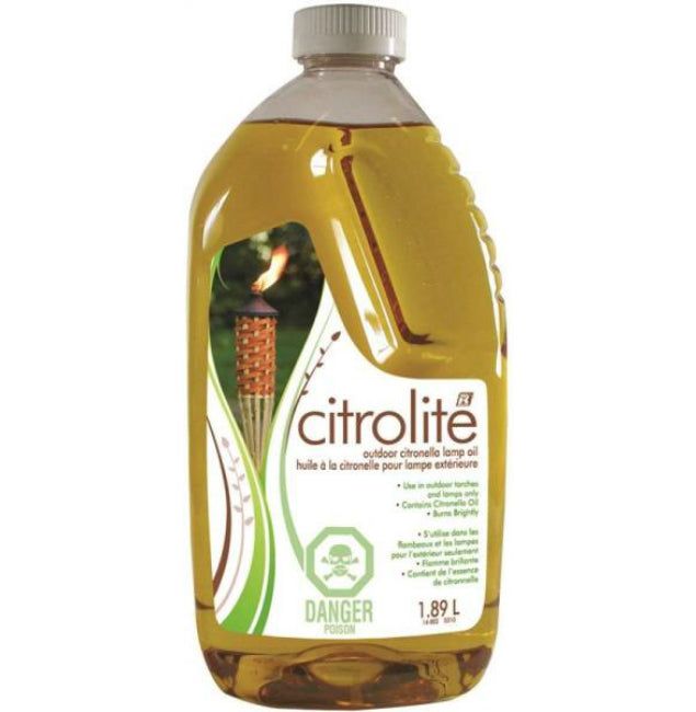 Recochem 14-802 Citrolite Outdoor Citronella Lamp Oil, 1.89 Liter