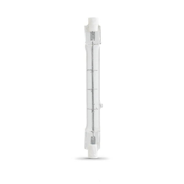 Feit Electric BPQ150T3CLS/RS/2/ Dimmable Halogen J Light Bulb, Clear, 150W