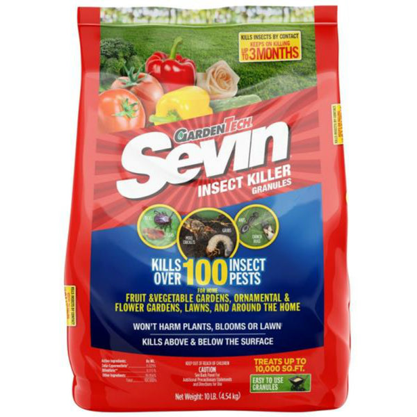 Sevin 100530028 Insect Killer Lawn Granules, 10 Lbs