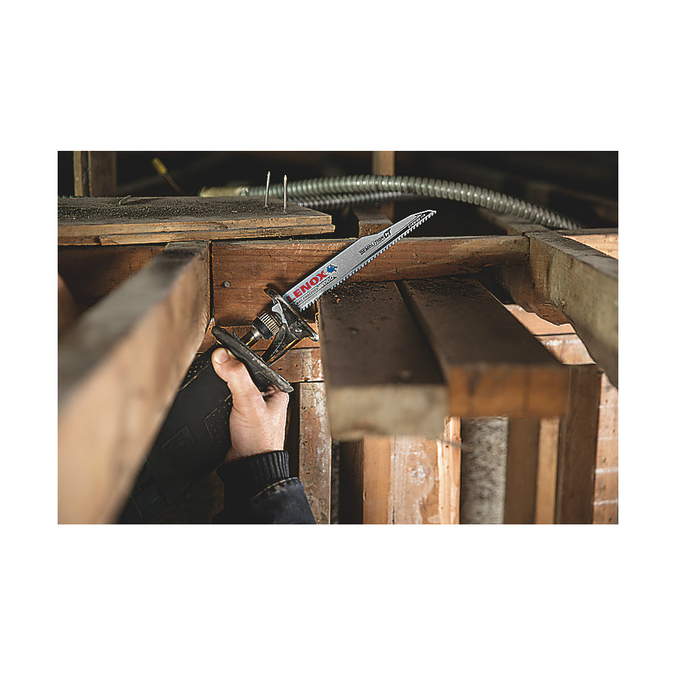 Lenox 1832118 Demolition Bi-Metal Reciprocating Saw Blade, 6" L