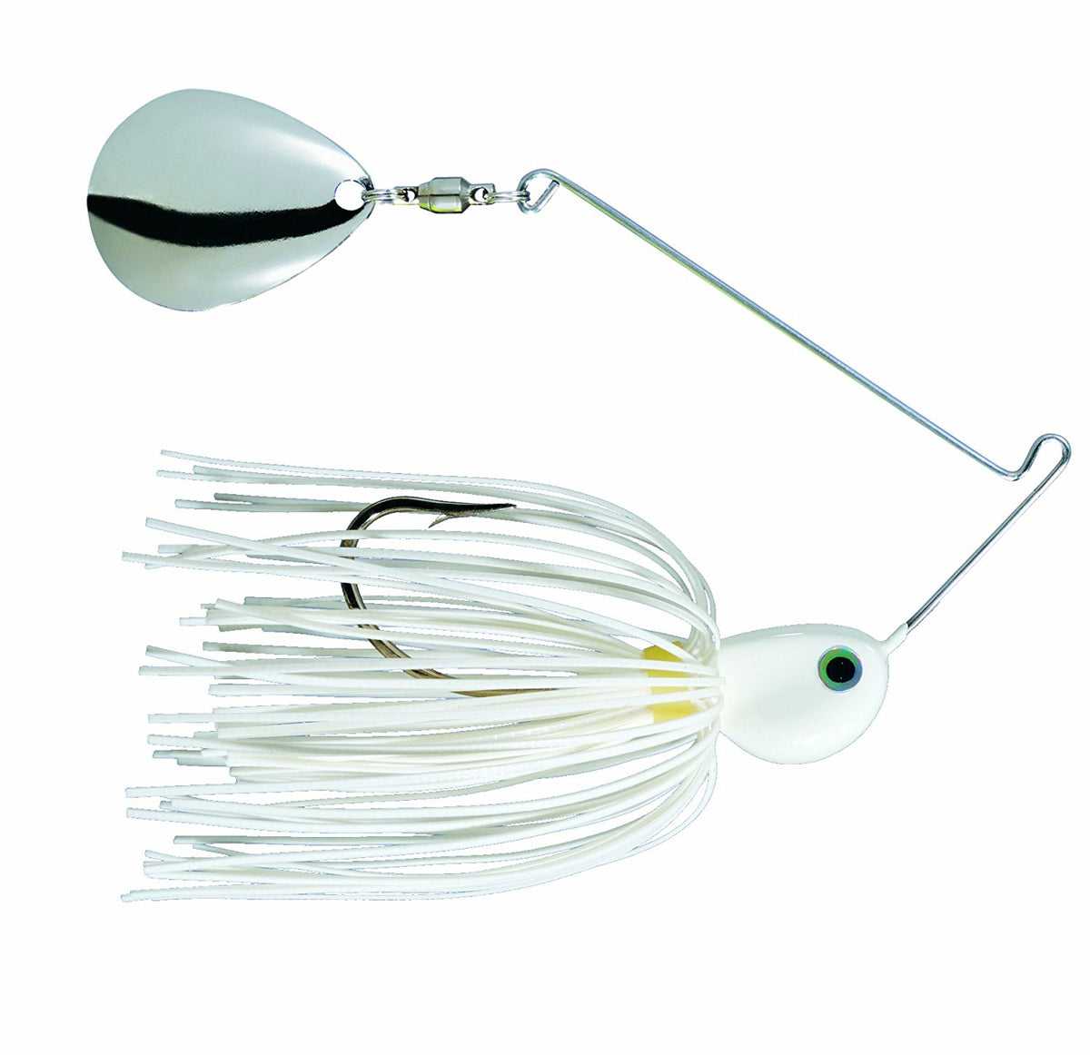 Strike King 0331-2030 Potbelly Spinner Bait, White, 3/8 Oz