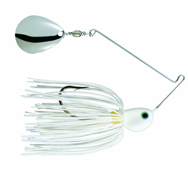 Strike King 0331-2030 Potbelly Spinner Bait, White, 3/8 Oz
