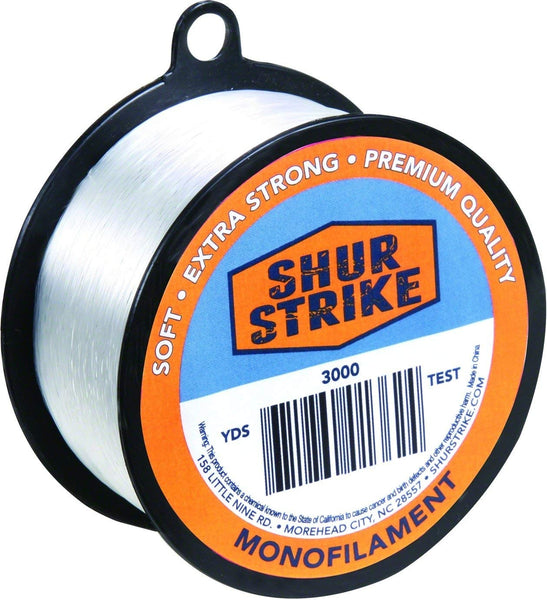 Shur Strike 0029-1063 Monofilament Line, 500 Yd, 12 Lbs