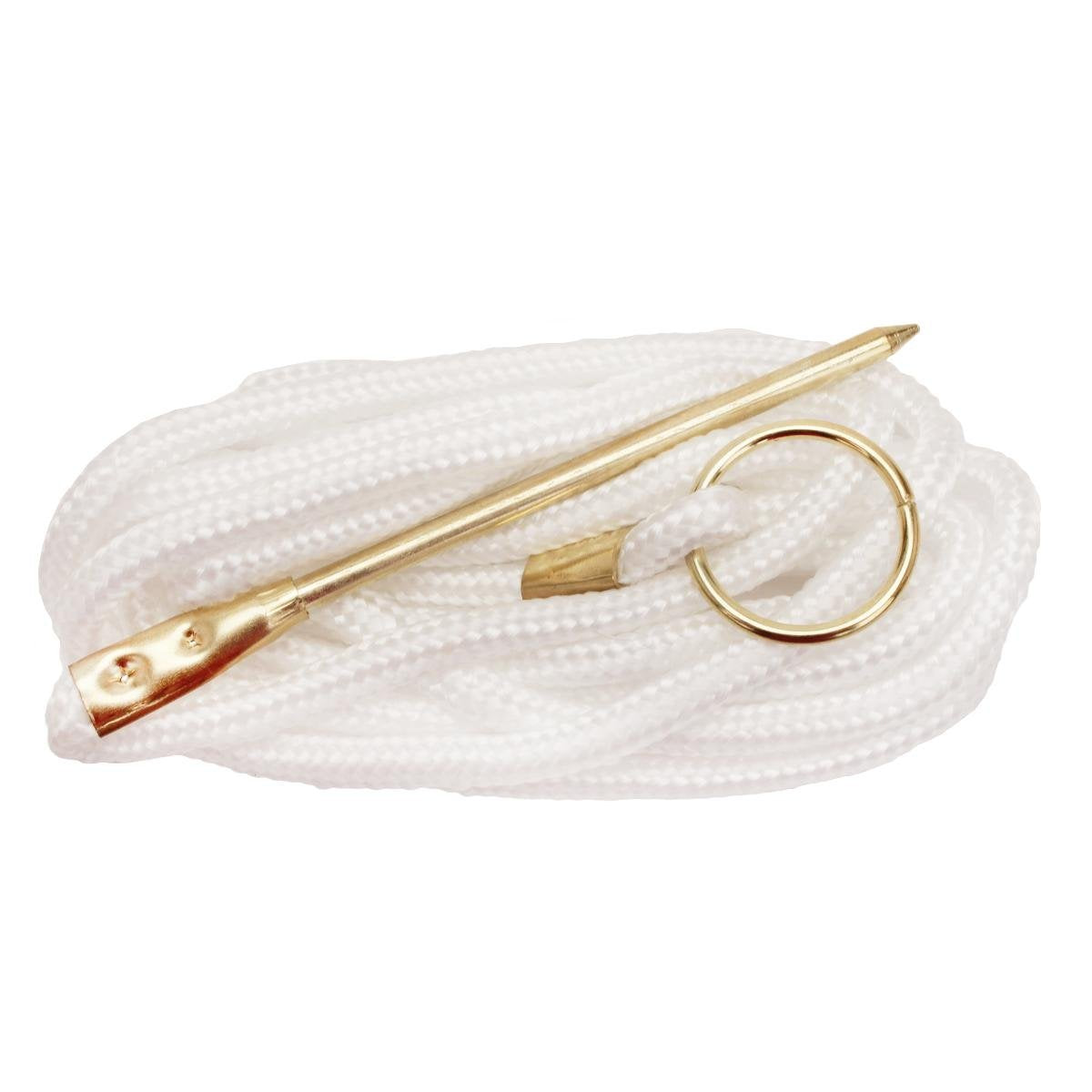 Eagle Claw 0848-3354 Braided Nylon Fish Stringer, White, 12'