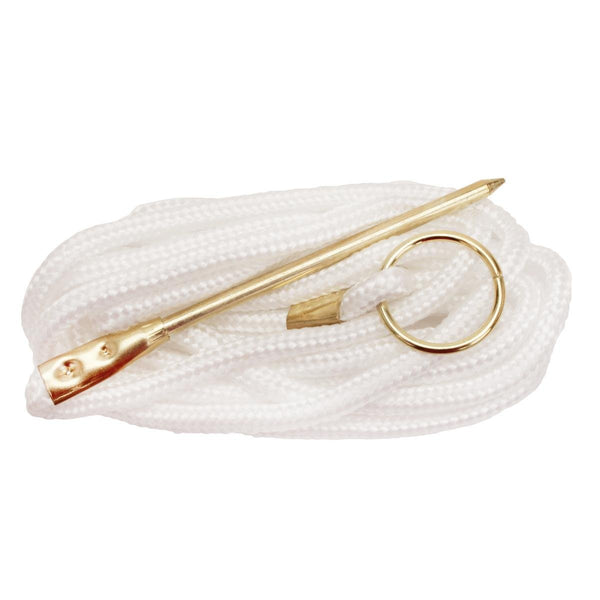 Eagle Claw 0848-3354 Braided Nylon Fish Stringer, White, 12'