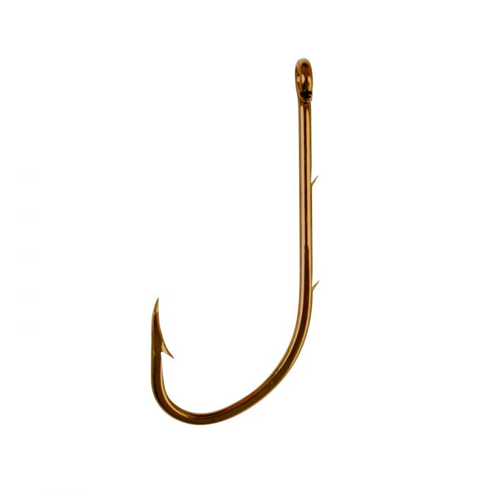 Eagle Claw 0848-0654 Baitholder Hook with 2 Slices & Ringed Eye, Size 6, 10 Pk