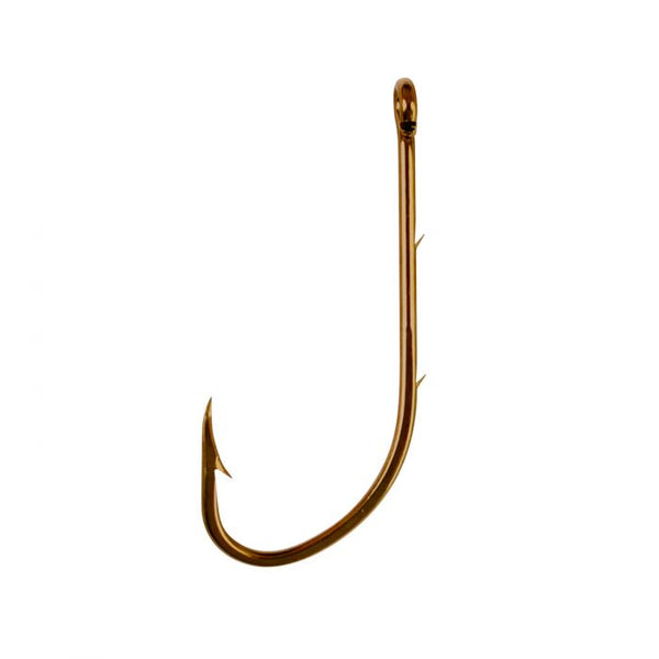 Eagle Claw 0848-0654 Baitholder Hook with 2 Slices & Ringed Eye, Size 6, 10 Pk