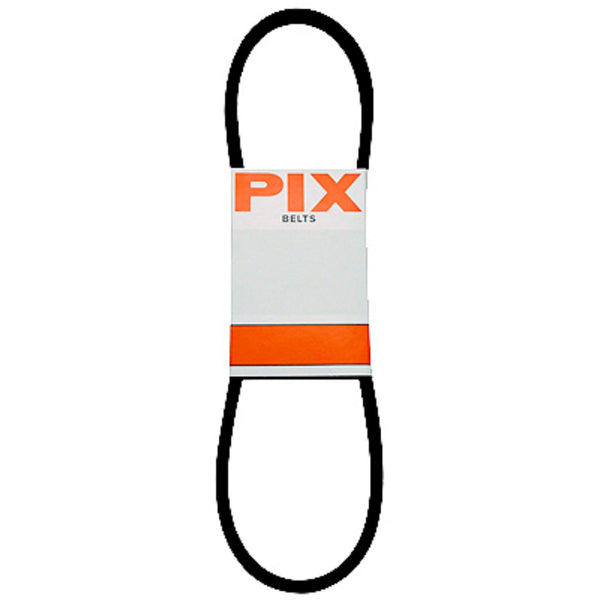 PIX A99 Rubber Industrial V Belt, Black, 1/2" x 101"