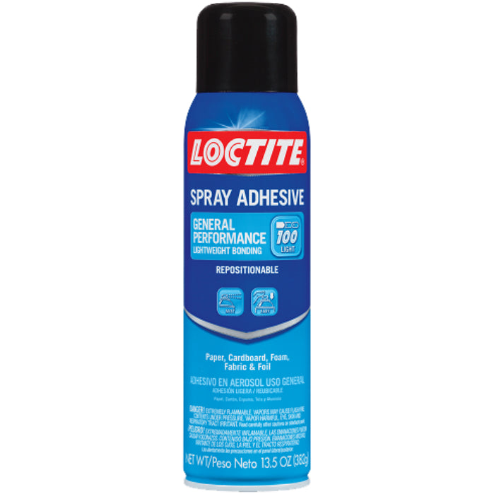 Loctite 2235316 General Performance Spray Adhesive, Clear, 13.5 Oz
