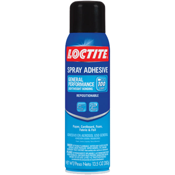 Loctite 2235316 General Performance Spray Adhesive, Clear, 13.5 Oz