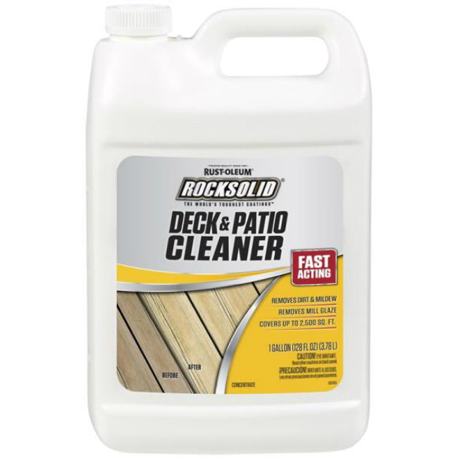 Rust-Oleum 60635 RockSolid Deck & Patio Cleaner, Concentrate, 1-Gallon