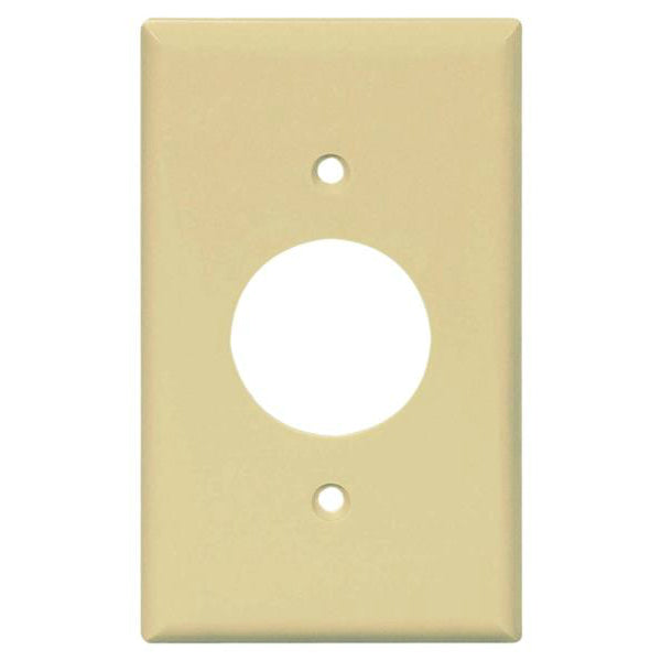 Cooper Wiring PJ7LA 1-Gang Power Outlet Wallplate, Light Almond