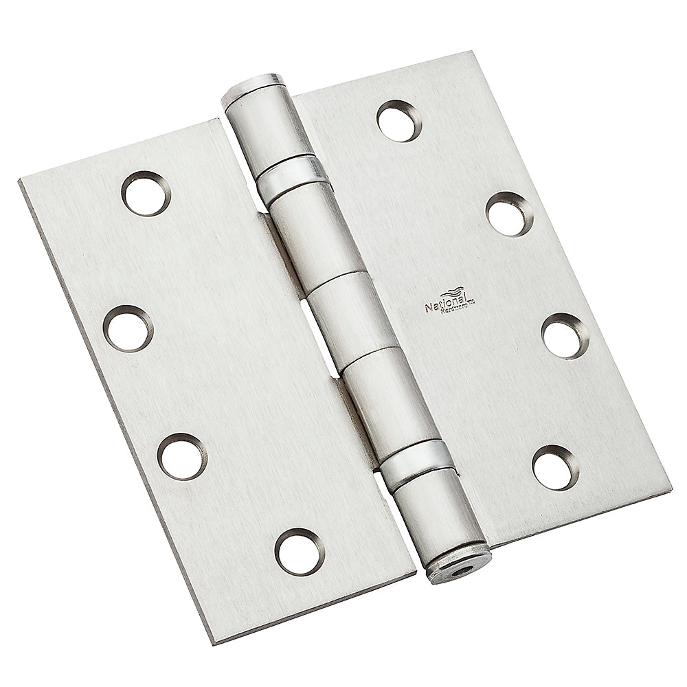 National Hardware N236-106 Ball Bearing Door Hinge, Steel, 4-1/2 Inch