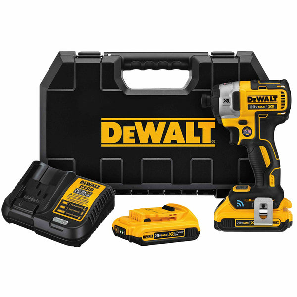 Dewalt DCF888D2 Cordless Impact Driver Kit, 20 Voltage
