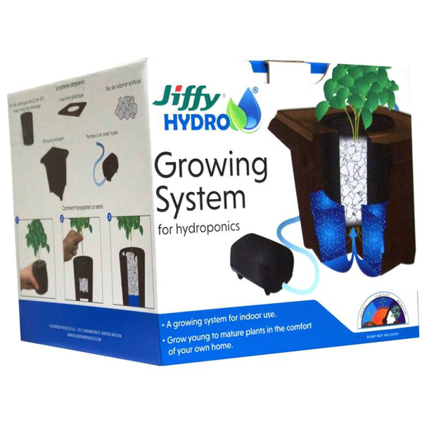 Jiffy JHGROW-6 Hydro Growing System for Hydroponics, 4 Qt