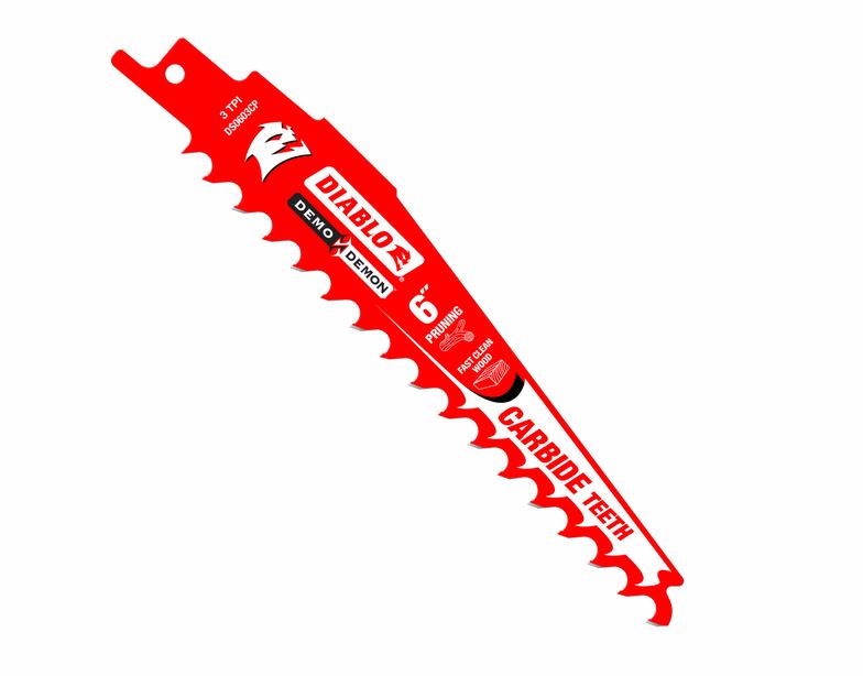 Diablo DS0603CP Demo Demon Reciprocating Saw Blade, 6"