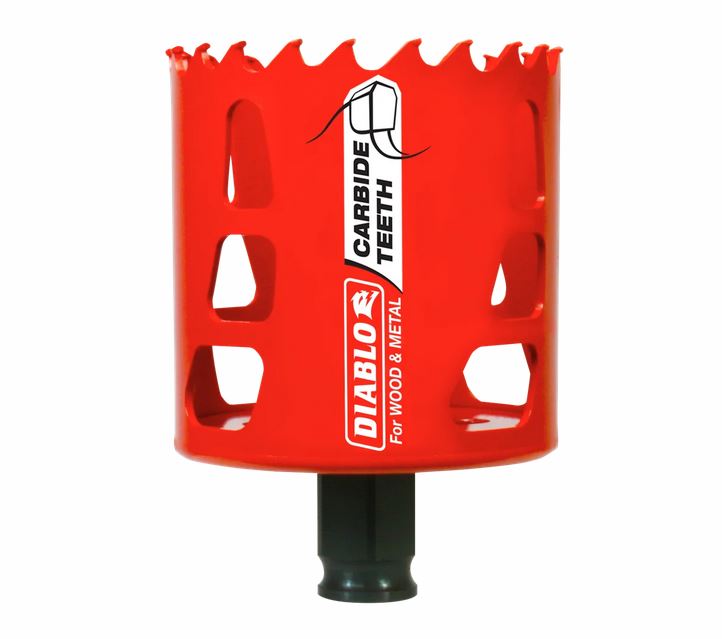 Diablo DHS2563 Carbide Tipped Hole Saw, 3/8 Inch Dia x 2-9/16 Inch Dia