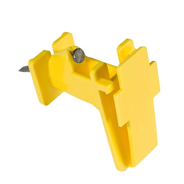 Zareba IWTNY-Z Polytape Wood Post Insulator, Yellow