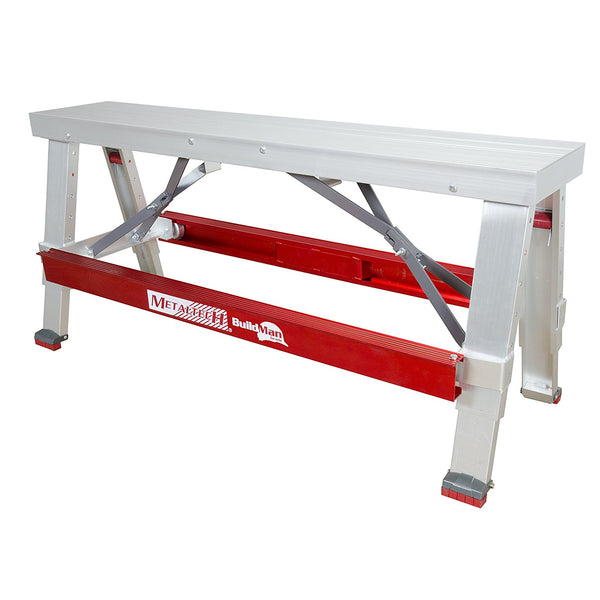 Metaltech I-BMDWB18 BuildMan Adjustable Drywall Bench, 18-30"
