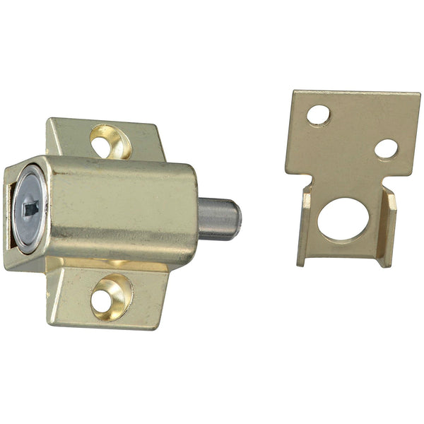 Stanley 610500 Keyed Alike Window Lock Guard, Bright Brass, 1-5/8" x 1-3/8"