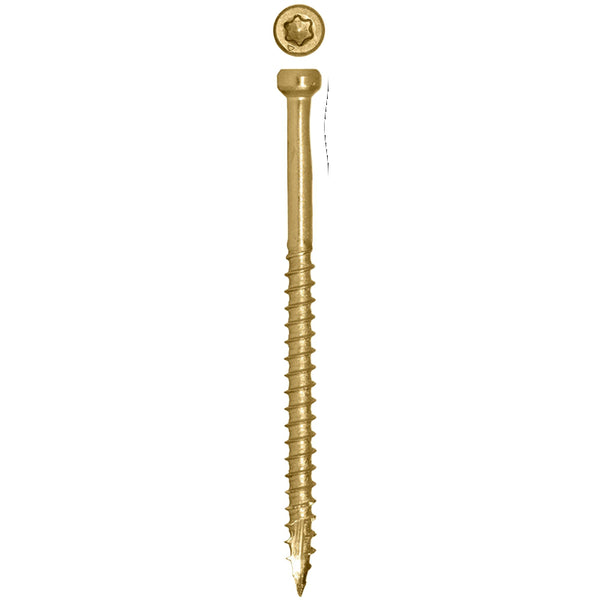 GRK 16734 Finishing Trim Head Pro-Pak Screws, #8 x 3-1/8", 514-Count