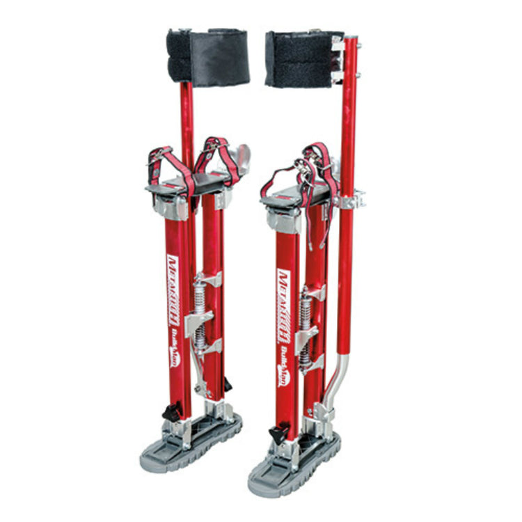 Metaltech I-BMDS2440 BuildMan Drywall Adjustable Stilts, Anodized Aluminum