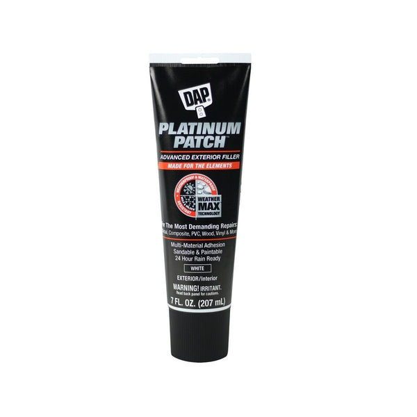 DAP 18786 Platinum Patch Advanced Exterior Filler, 7 Oz