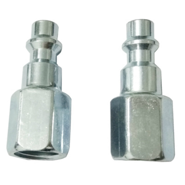 Master Mechanic 1204S263 Steel / Zinc Industrial Plug, 3/8" I/M x 3/8" NPT, 2-Pk
