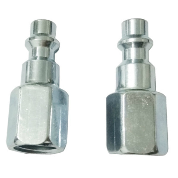 Master Mechanic 1204S263 Steel / Zinc Industrial Plug, 3/8" I/M x 3/8" NPT, 2-Pk