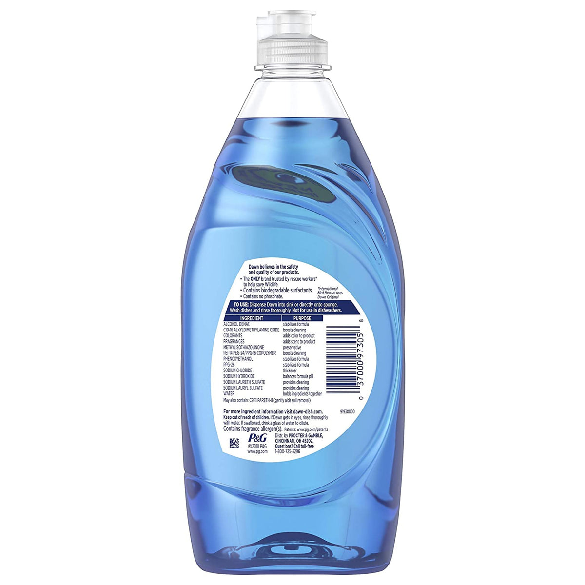 Dawn 80289027 Ultra Dishwashing Liquid Dish Soap, Original Scent, 19.4 Oz