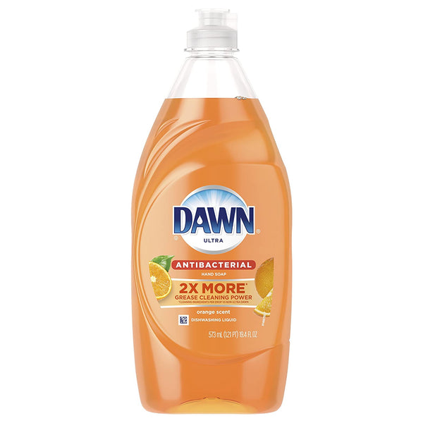 Dawn 80289028 Antibacterial Dishwashing Liquid Hand Soap, Orange Scent, 19.4 Oz