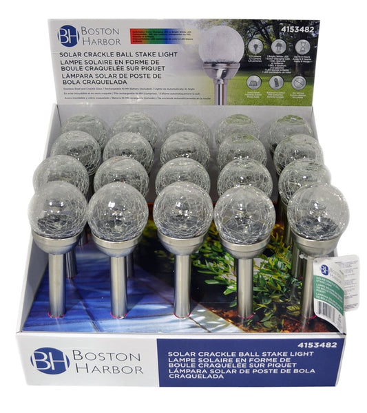 Boston Harbor 24138 Solar Stake Light, 12 Lumens