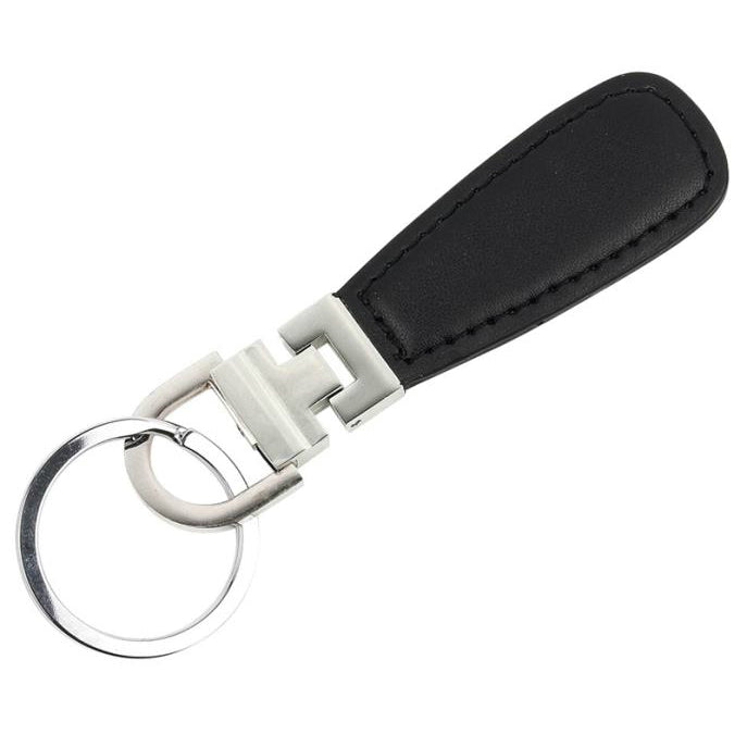 HY-KO KH483 Key Chain, Black, 1-1/8"