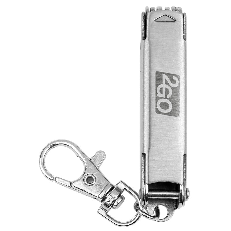 Hy-Ko KC613 2GO Compact Multi-Tool Key Chain, Silver