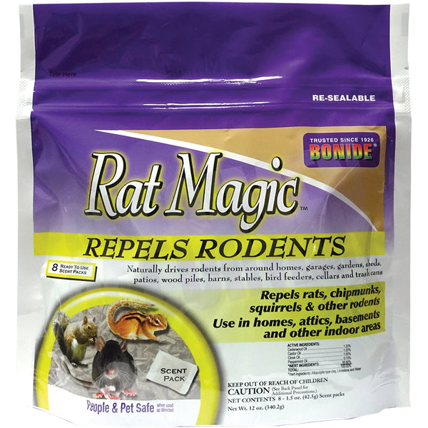 Bonide 8636 Rat Magic RTU Scent Pack, 12 Oz