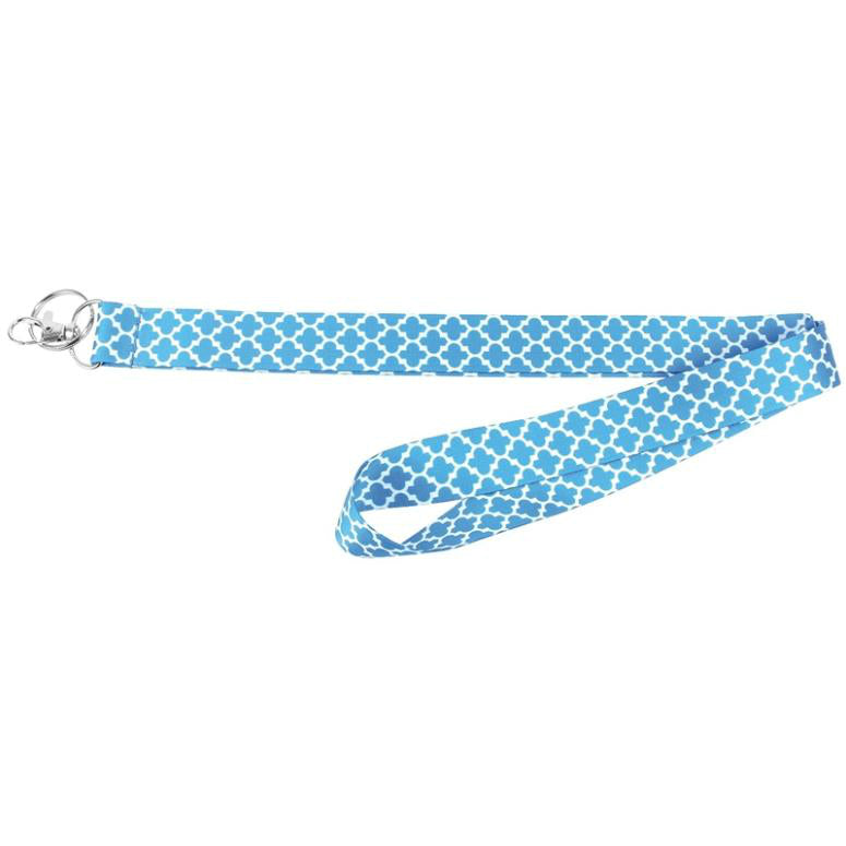 HY-KO LAN-117 2-Style Lanyard, Blue