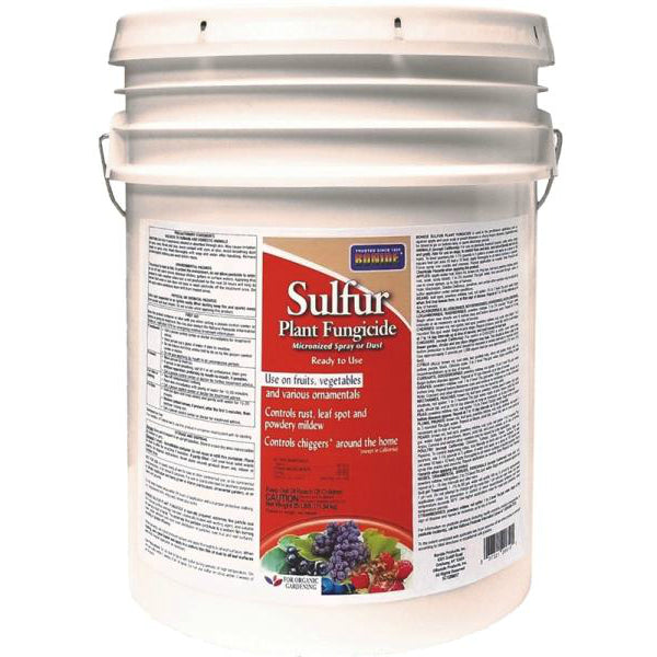 Bonide 20610 Dust Sulfur Bucket, 25 Lbs