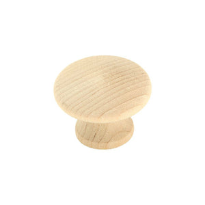 Amerock BP811WD Allison Value Knob with Screw, Unfinished, 1-1/4"