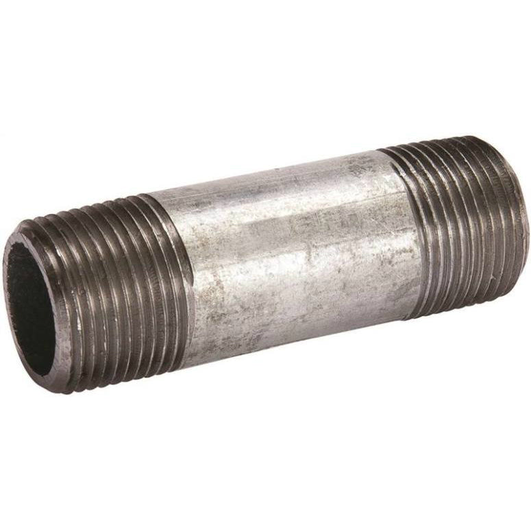 Southland 570-040BC Galvanized Threaded Pipe Nipple, Steel, 3" Dia, 4" Length