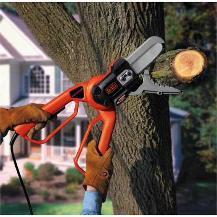 Black & Decker LP1000 Alligator Lopper with 4.5 Amp Motor, 6"