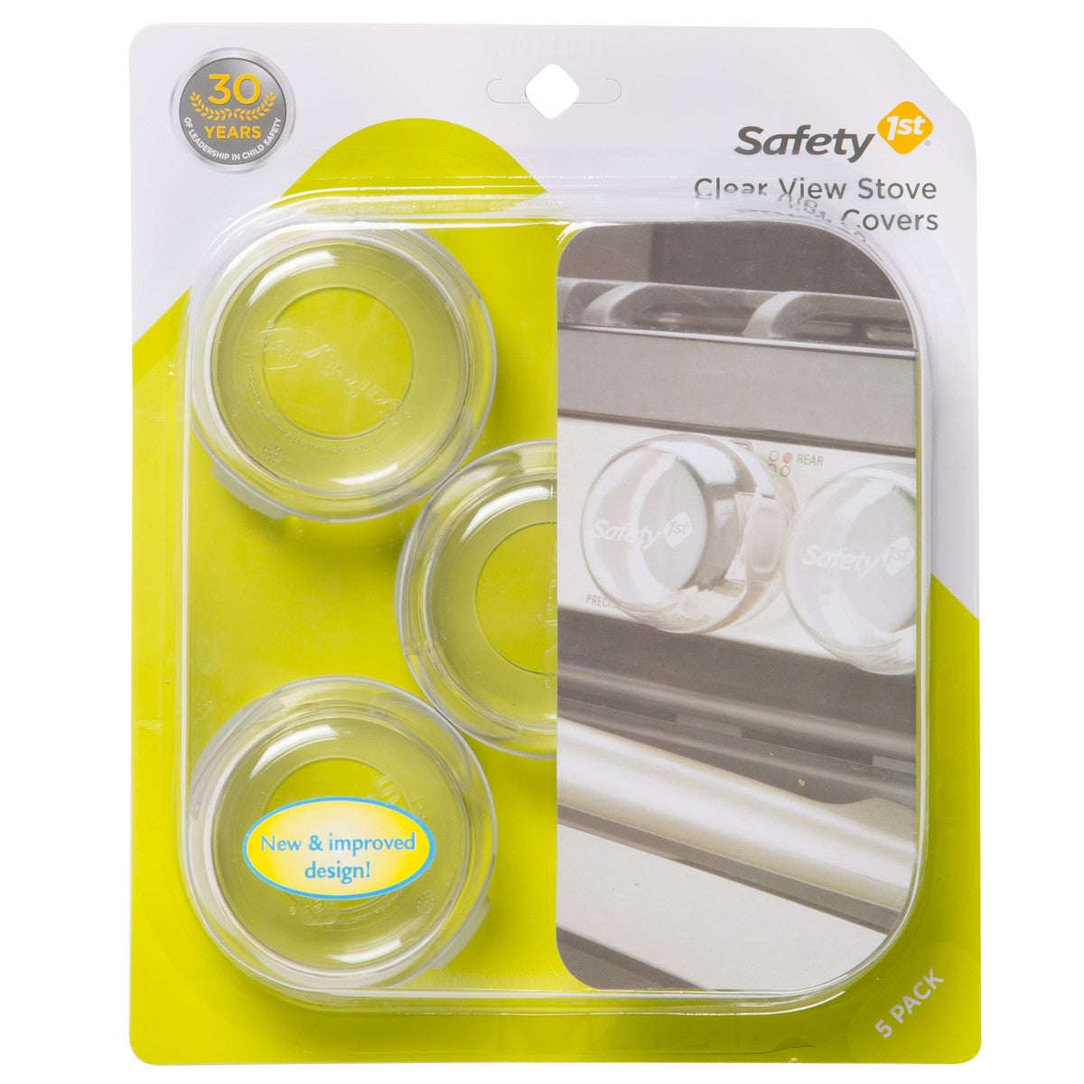 Safety 1st® 48409 Clear View Stove Knob Covers, 5-Pack