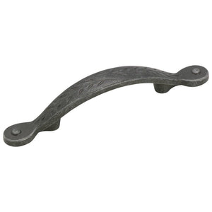 Amerock BP1580WID Nature's Splendor CTC Pull with Screw, Wrought Iron Dark, 3"