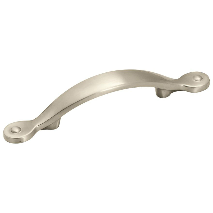 Amerock BP1590G10 Inspirations CTC Pull with Screw, Satin Nickel, 3"