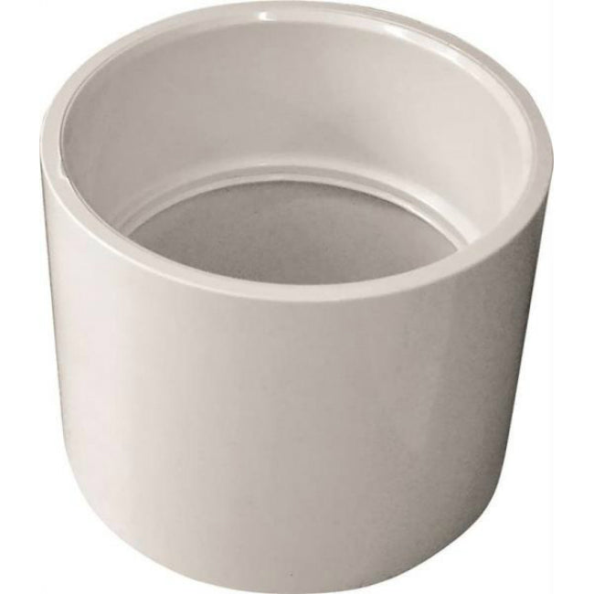 Genova 70130 PVC Schedule 40 Coupling, HUB x HUB, 3"
