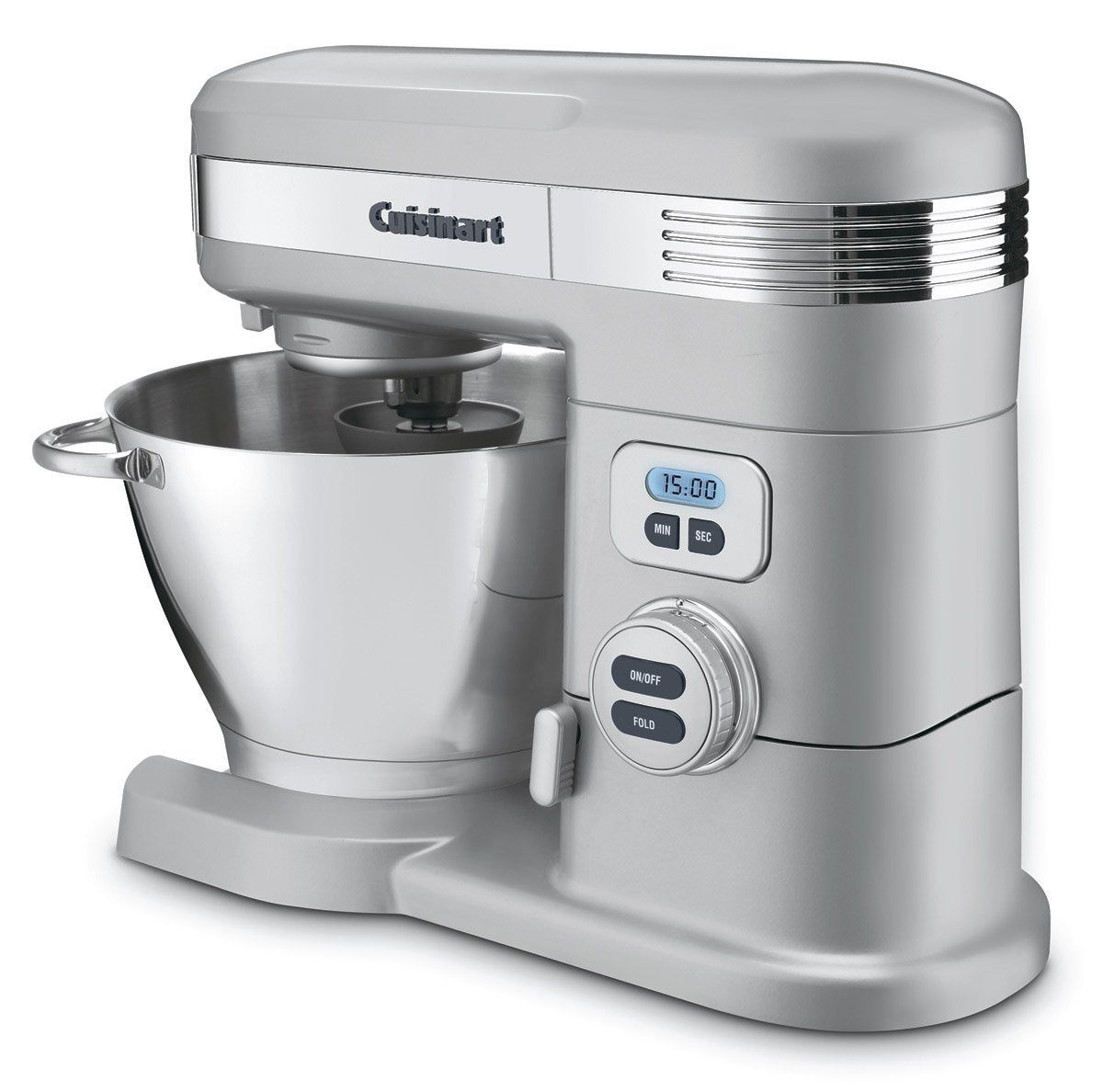 Cuisinart SM-55BC Stand Mixer with 3-Power Ports, Brushed Chrome, 5.5 Quart