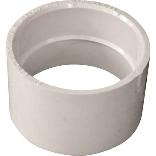 Genova 70120 PVC Schedule 40 Coupling, HUB x HUB, 2"