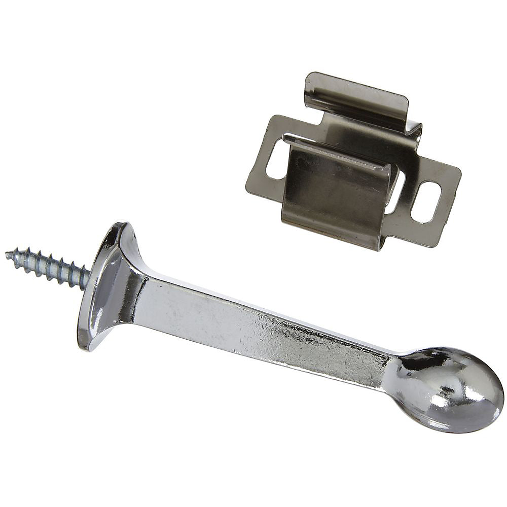 National Hardware N276-642 V228 Rigid Door Stops, Chrome, 3 Inch