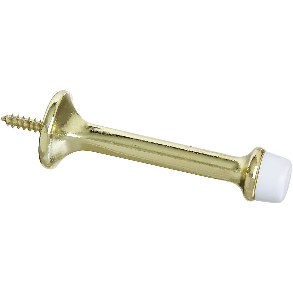 National Hardware N199-380 SPB236 Rigid Door Stops, Brass, 3"